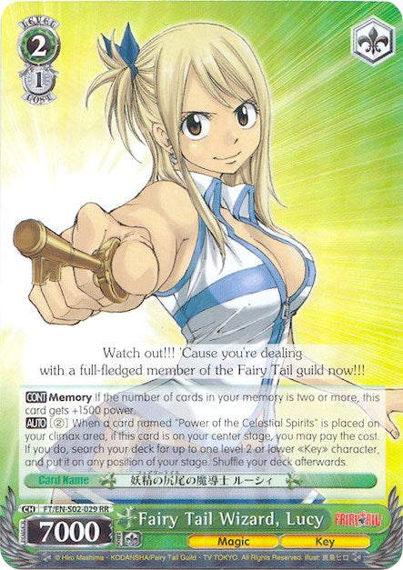 Fairy Tail Wizard, Lucy (FT/EN-S02-029 RR) - Fairy Tail ver.E