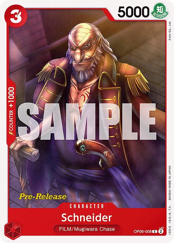 Schneider [Wings of the Captain Pre-Release Cards] - Josh's Cards