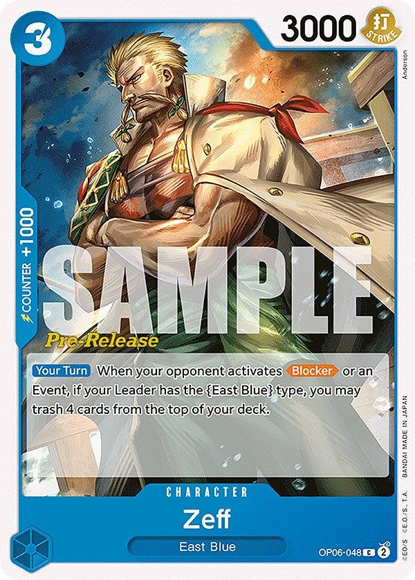 Zeff [Wings of the Captain Pre-Release Cards] - Josh's Cards