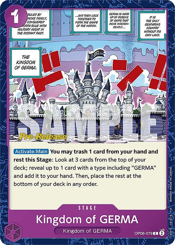 Kingdom of GERMA [Wings of the Captain Pre-Release Cards] - Josh's Cards