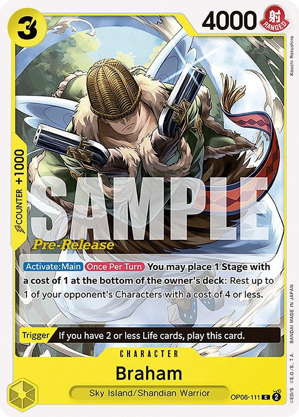 Braham [Wings of the Captain Pre-Release Cards] - Josh's Cards