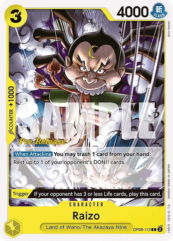 Raizo [Wings of the Captain Pre-Release Cards] - Josh's Cards