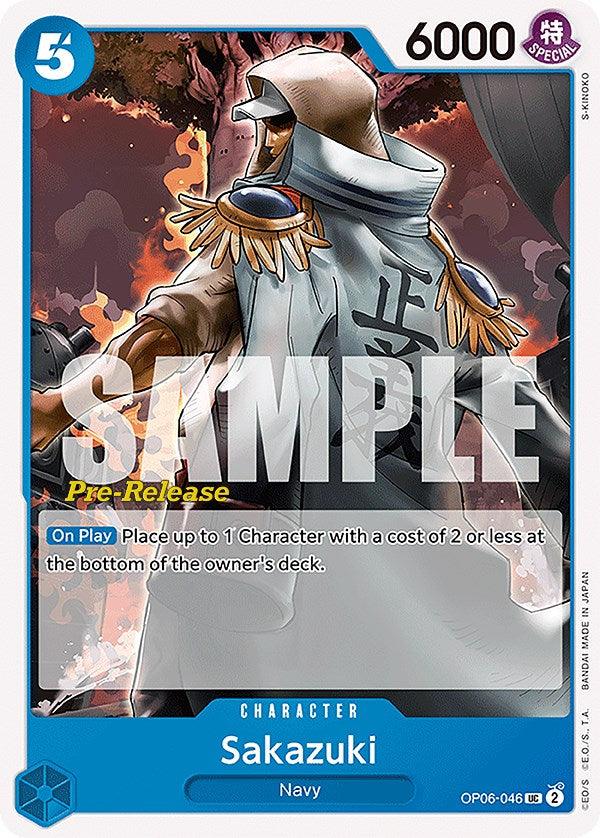 Sakazuki [Wings of the Captain Pre-Release Cards] - Josh's Cards