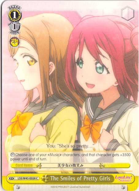 The Smiles of Pretty Girls (LSS/W45-E028 C) - Love Live! Sunshine!!