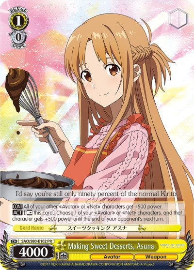 Making Sweet Desserts, Asuna (SAO/S80-E102 PR) - Sword Art Online -Alicization- Vol.2