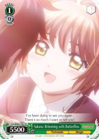 Sakura: Brimming with Butterflies (CCS/WX01-T02 TD) - Cardcaptor Sakura: Clear Card