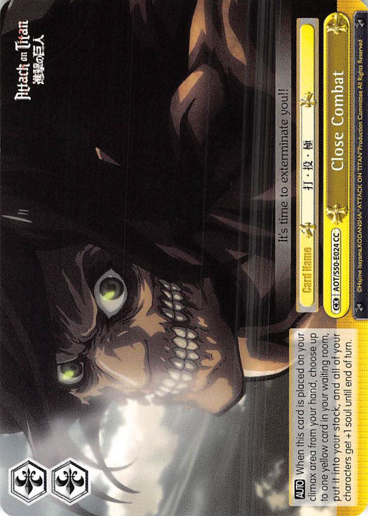 Close Combat (AOT/S50-E024 CC) - Attack on Titan Vol. 2