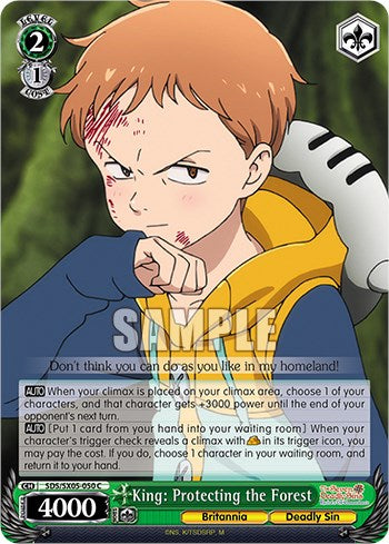 King: Protecting the Forest (SDS/SX05-050 C) - The Seven Deadly Sins: Revival of The Commandments