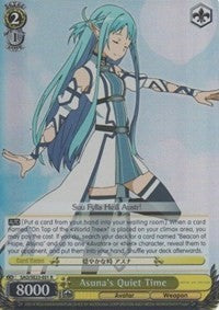 Asuna's Quiet Time (Parallel Foil) (SAO/SE23-E01 R) - Sword Art Online II