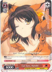 Cat Ears, Haruhi (TD) (SY/W08-TE05 TD) - The Melancholy of Haruhi Suzumiya