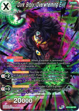 Dark Broly, Overwhelming Evil (BT11-064) [Vermilion Bloodline 2nd Edition]