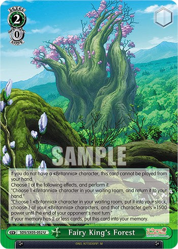 Fairy King's Forest (SDS/SX05-052 U) - The Seven Deadly Sins: Revival of The Commandments