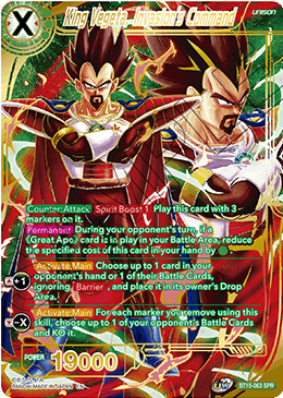 King Vegeta, Invasion's Command (SPR) (BT15-063) [Saiyan Showdown]