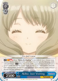 Akiho: Just Visiting (CCS/WX01-080 R) - Cardcaptor Sakura: Clear Card