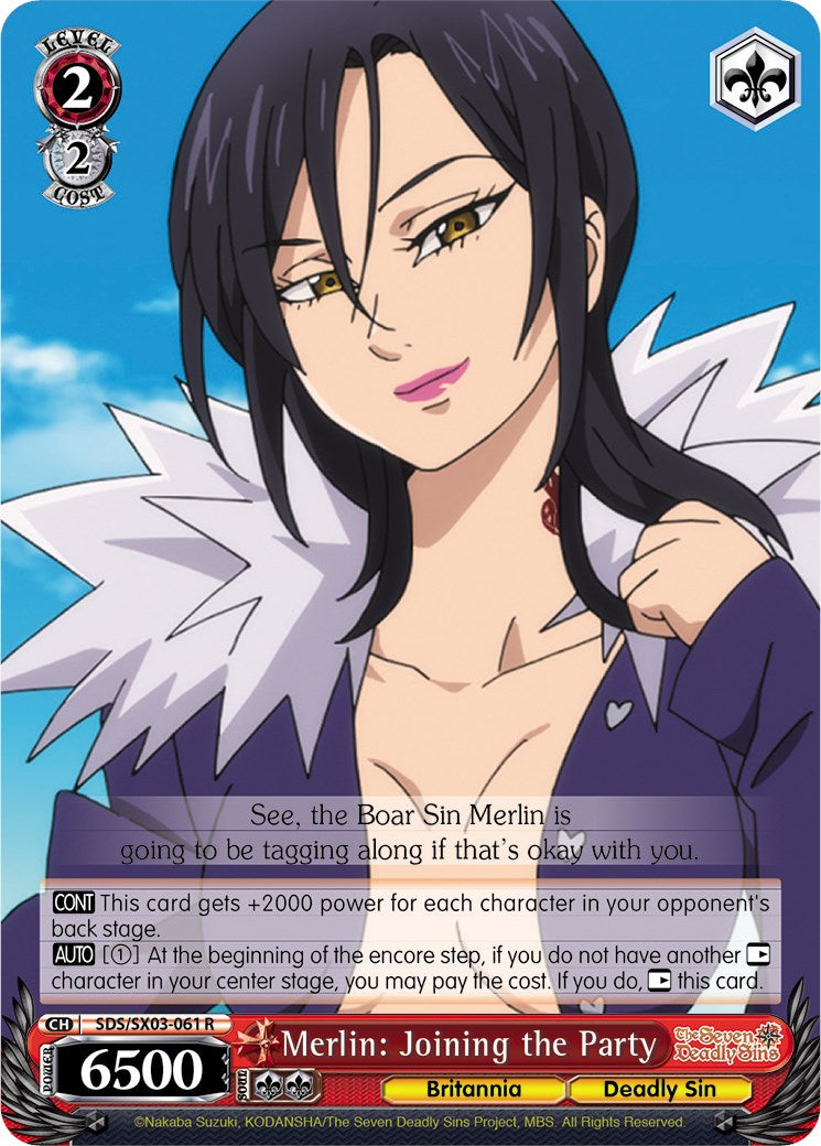 Merlin: Joining the Party (SDS/SX03-061 R) - The Seven Deadly Sins