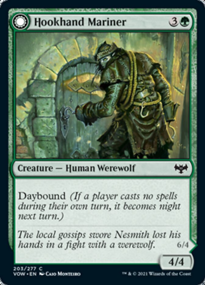 Hookhand Mariner // Riphook Raider (VOW-203) - Innistrad: Crimson Vow: (Double Faced Transform)