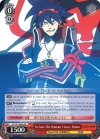 To Save The Woman I Love, Simon (GL/S52-E060) - Gurren Lagann