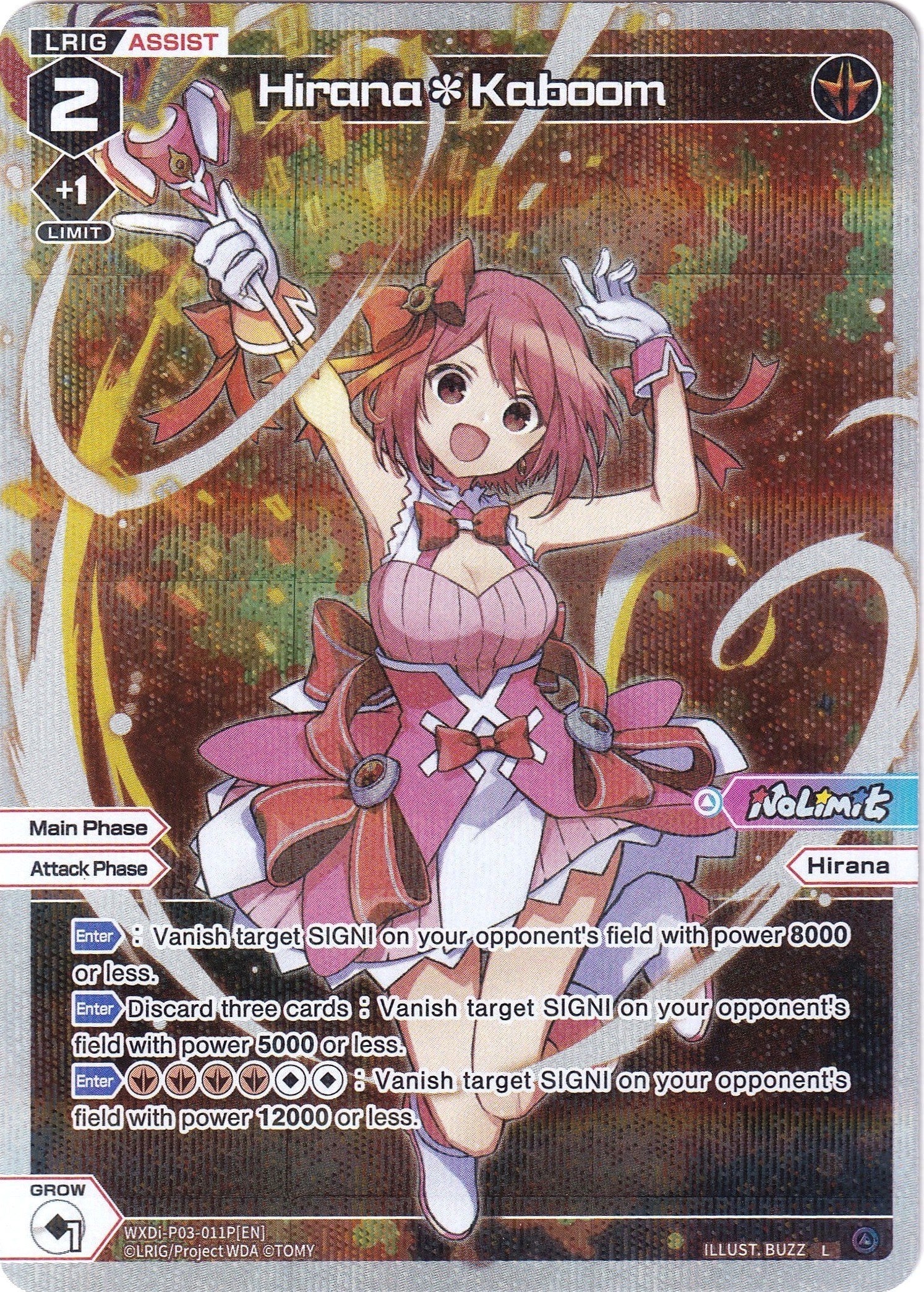 Hirana*Kaboom (Parallel Foil) (WXDi-P03-011P) [Standup Diva]