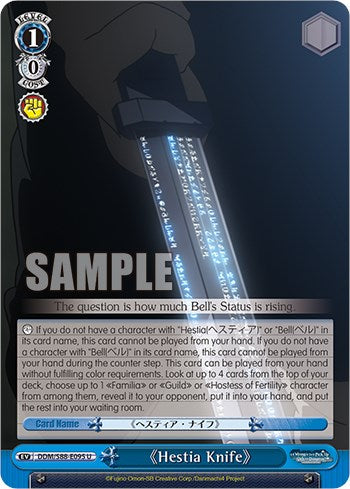 Hestia Knife (DDM/S88-E095 U) - Is it Wrong to Try to Pick Up Girls in a Dungeon?