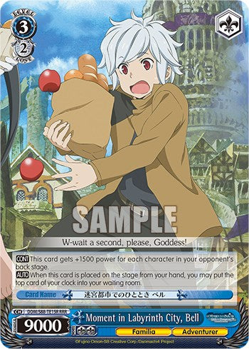Moment in Labyrinth City, Bell (RRR) (DDM/S88-TE15R RRR) - Is it Wrong to Try to Pick Up Girls in a Dungeon?