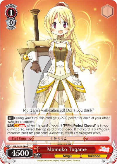 Momoko Togame (MR/W59-TE05 TD) - Magia Record: Puella Magi Madoka Magica [Side Story] (Mobile)