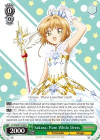 Sakura: Pure White Dress (CCS/WX01-035 R) - Cardcaptor Sakura: Clear Card