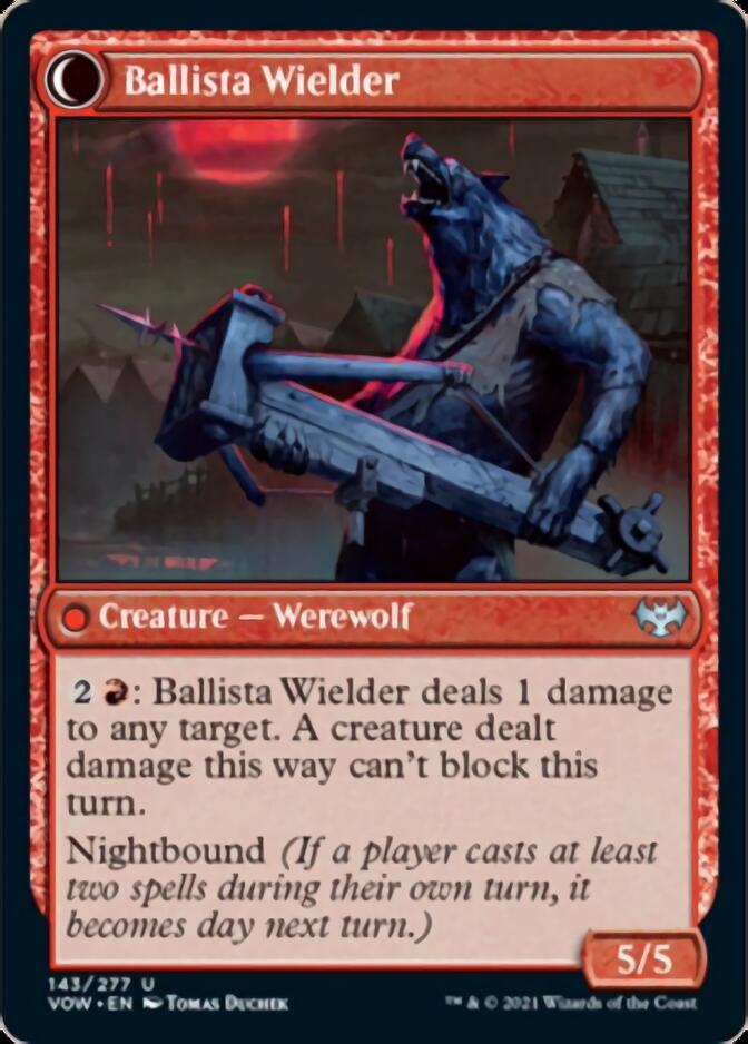 Ballista Watcher // Ballista Wielder (VOW-143) - Innistrad: Crimson Vow: (Double Faced Transform)