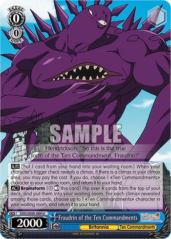 Fraudrin of the Ten Commandments (SDS/SX05-089 U) - The Seven Deadly Sins: Revival of The Commandments