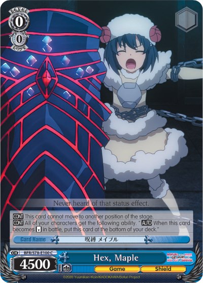 Hex, Maple (BFR/S78-E100 C) - BOFURI: I Don't Want to Get Hurt, so I'll Max Out My Defense