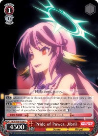 Pride of Power, Jibril (NGL/S58-E056 R) - No Game No Life