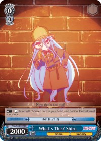 What's This? Shiro (NGL/S58-E090 C) - No Game No Life