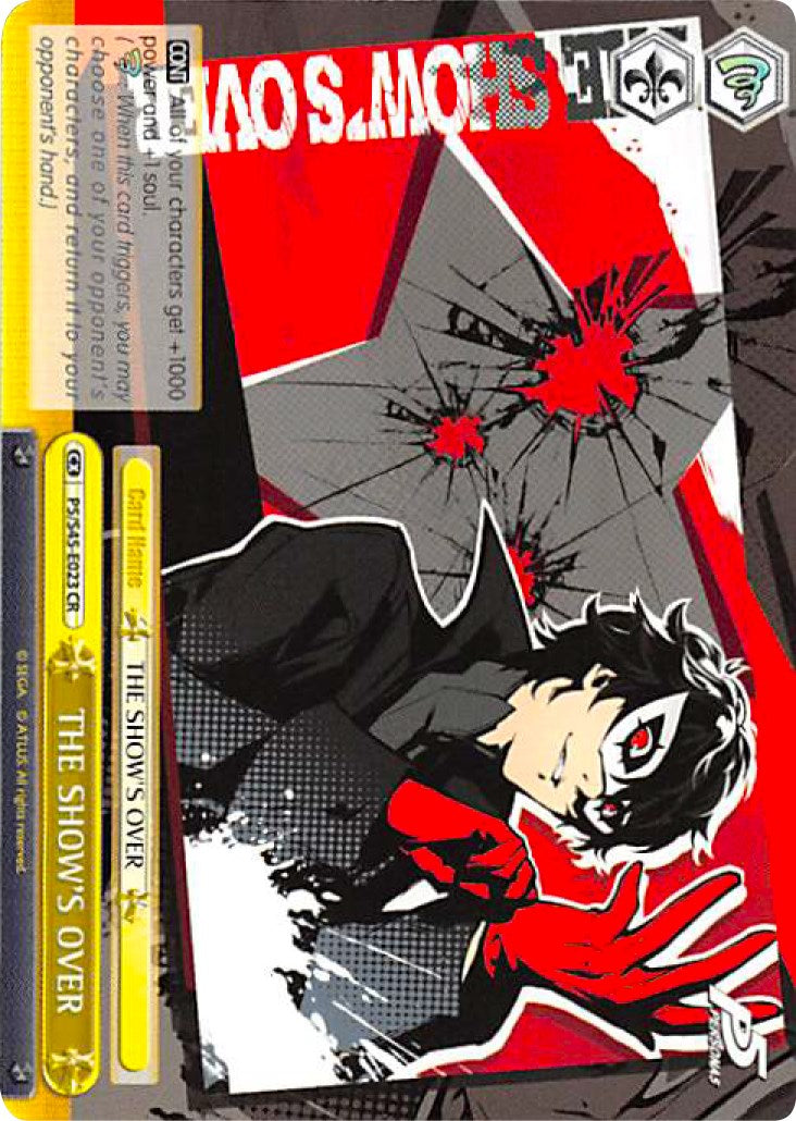 THE SHOW'S OVER (P5/S45-E023 CR) - Persona 5