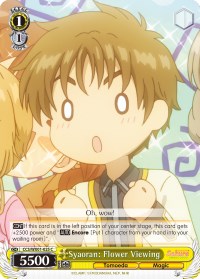 Syaoran: Flower Viewing (CCS/WX01-025 C) - Cardcaptor Sakura: Clear Card