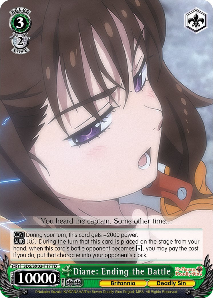 Diane: Ending the Battle (SDS/SX03-T17 TD) - The Seven Deadly Sins