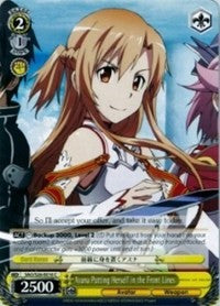 Asuna Putting Herself in the Front Lines (SAO/S26-E016 C) - Sword Art Online Vol.2