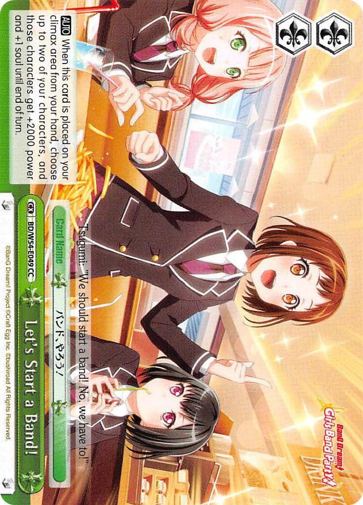 Let's Start a Band! (BD/W54-E049 CC) - BanG Dream! Girls Band Party!