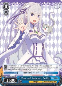 Pure and Innocent, Emilia (RZ/S55-E056 RR) - Re:ZERO Vol.2