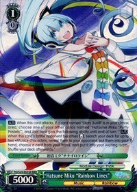Hatsune Miku "Rainbow Lines" (RRR) (PD/S29-E035R RRR) - Hatsune Miku: Project DIVA F 2nd