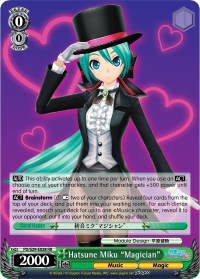 Hatsune Miku "Magician" (PD/S29-E028 RR) - Hatsune Miku: Project DIVA F 2nd
