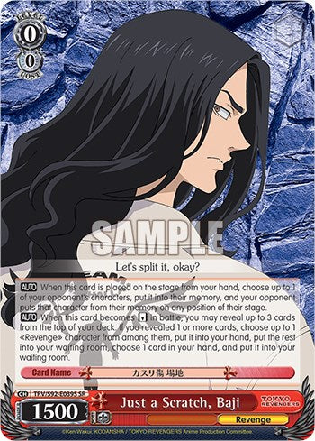 Just a Scratch, Baji (SR) (TRV/S92-E039S SR) - Tokyo Revengers