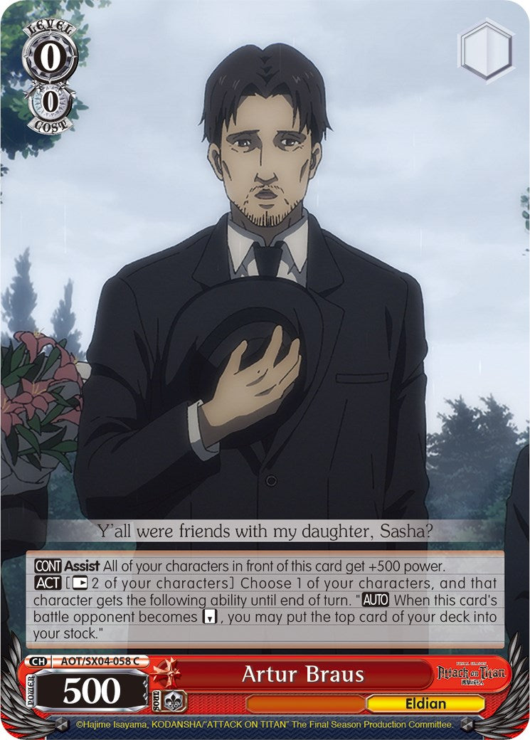 Artur Braus (AOT/SX04-058 C) - Attack On Titan: Final Season