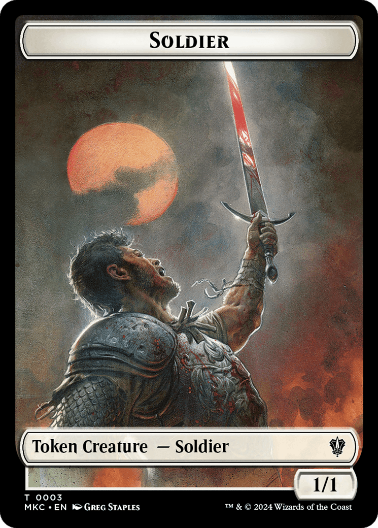 Soldier // Kobolds of Kher Keep Double-Sided Token [Murders at Karlov Manor Commander Tokens] - Josh's Cards