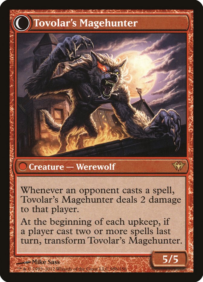 Mondronen Shaman // Tovolar's Magehunter (DKA-098) - Dark Ascension: (Double Faced Transform)