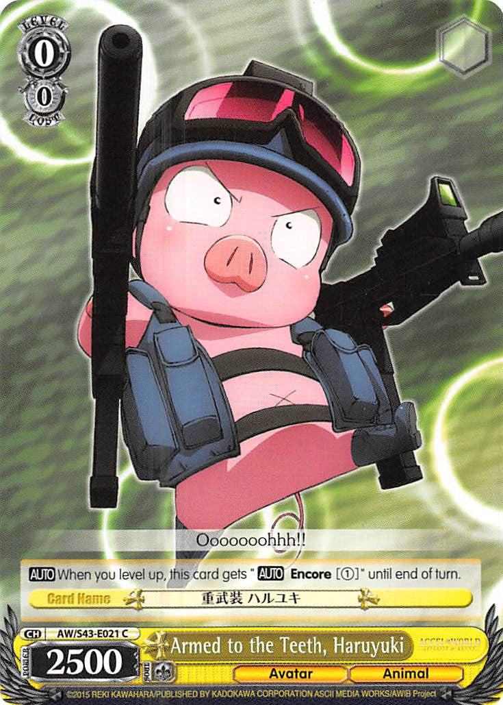 Armed to the Teeth, Haruyuki (AW/S43-E021 C) - Accel World -Infinite Burst-