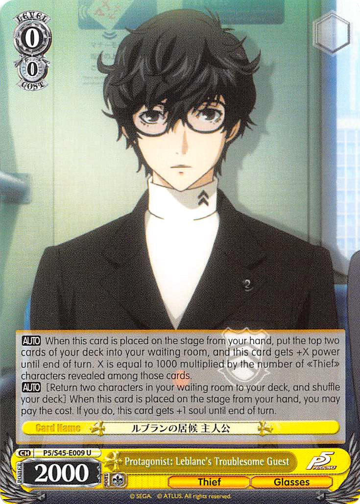 Protagonist: Leblanc's Troublesome Guest (P5/S45-E009 U) - Persona 5