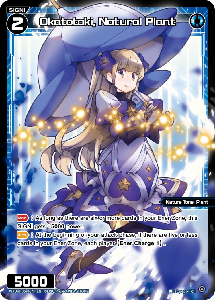 Okatotoki, Natural Plant (Parallel Foil) (WXDi-P06-067P[EN]) [Welcome Back Diva: selector]