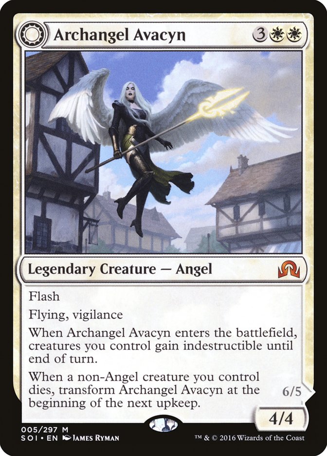 Archangel Avacyn // Avacyn, the Purifier (SOI-005) - Shadows over Innistrad: (Double Faced Transform)