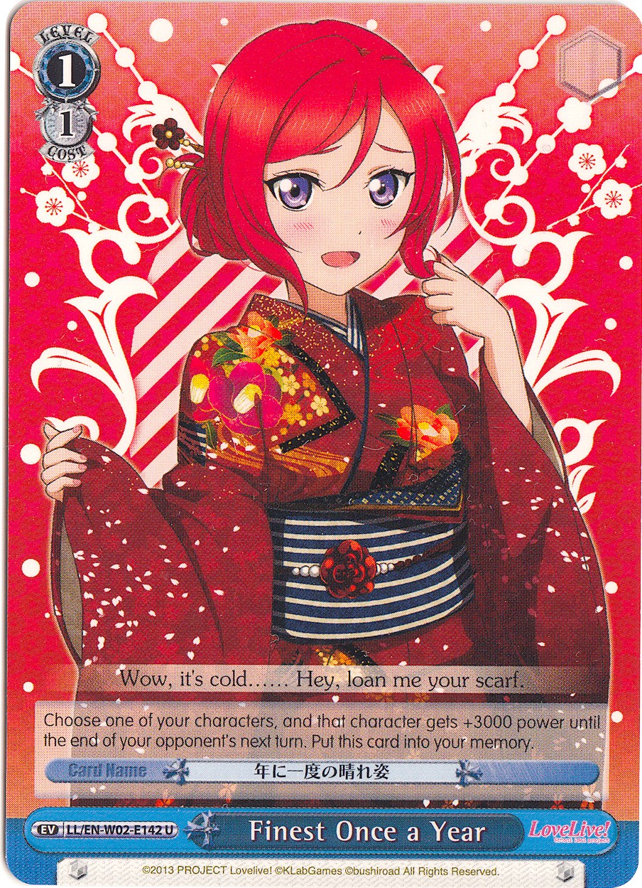Finest Once a Year (LL/EN-W02-E142 U) - Love Live! DX Vol.2