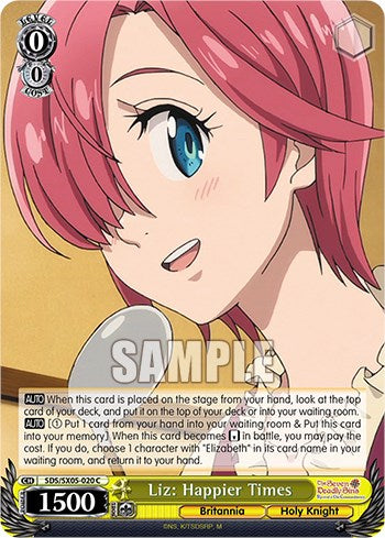 Liz: Happier Times (SDS/SX05-020 C) - The Seven Deadly Sins: Revival of The Commandments