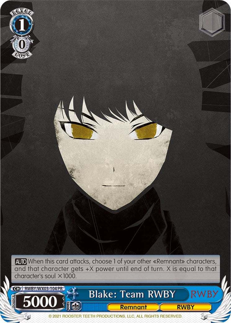 Blake: Team RWBY (RWBY/WX03-104 PR) - RWBY